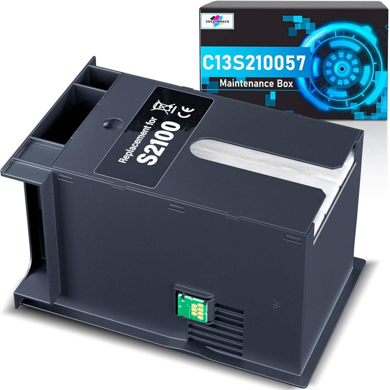 SUBLIMAKER F570 Maintenance Box (C13S210057/S2100/SC13MB) Compatible Replacement for Epson Surecolor SC-F570 SC-T3170 SC-T3170M SC-T3170X SC-T5170 SC-T5170M SC-T2170 Printers, F570 Ink Maintenance Box - Image 1